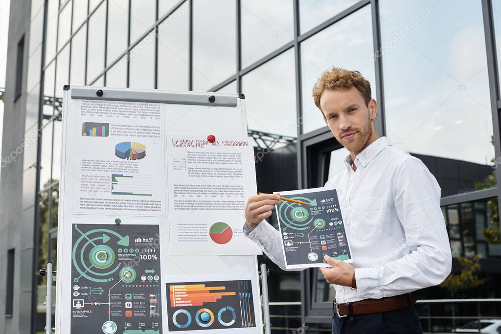 Presentazione pubblica con grafici e visualizzazioni di dati